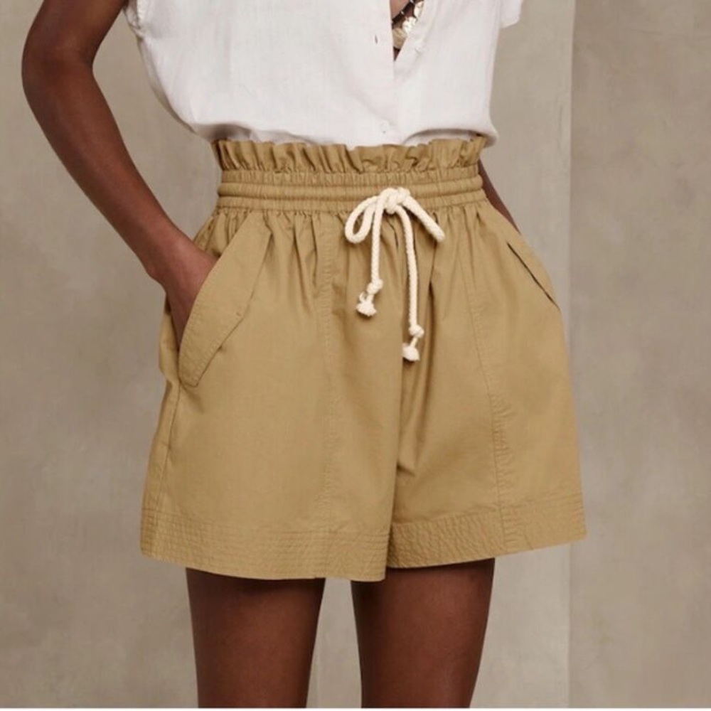 Banana Republic Laurel Poplin Shorts